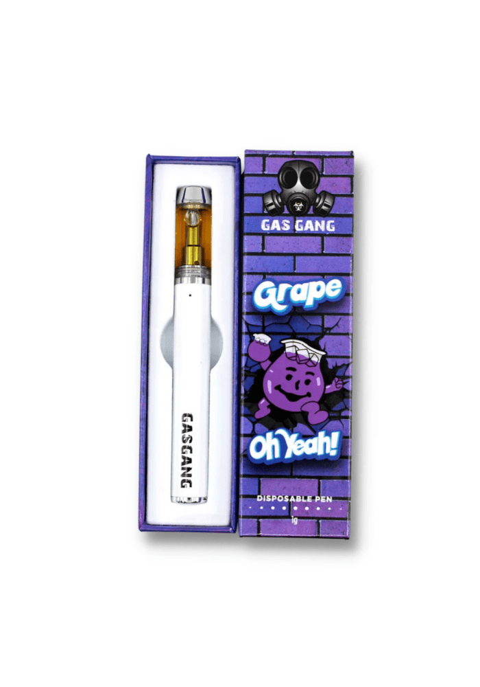 Grape Disposable Vape Pen Gas Gang Hybrid Mount Herbal Cannabis