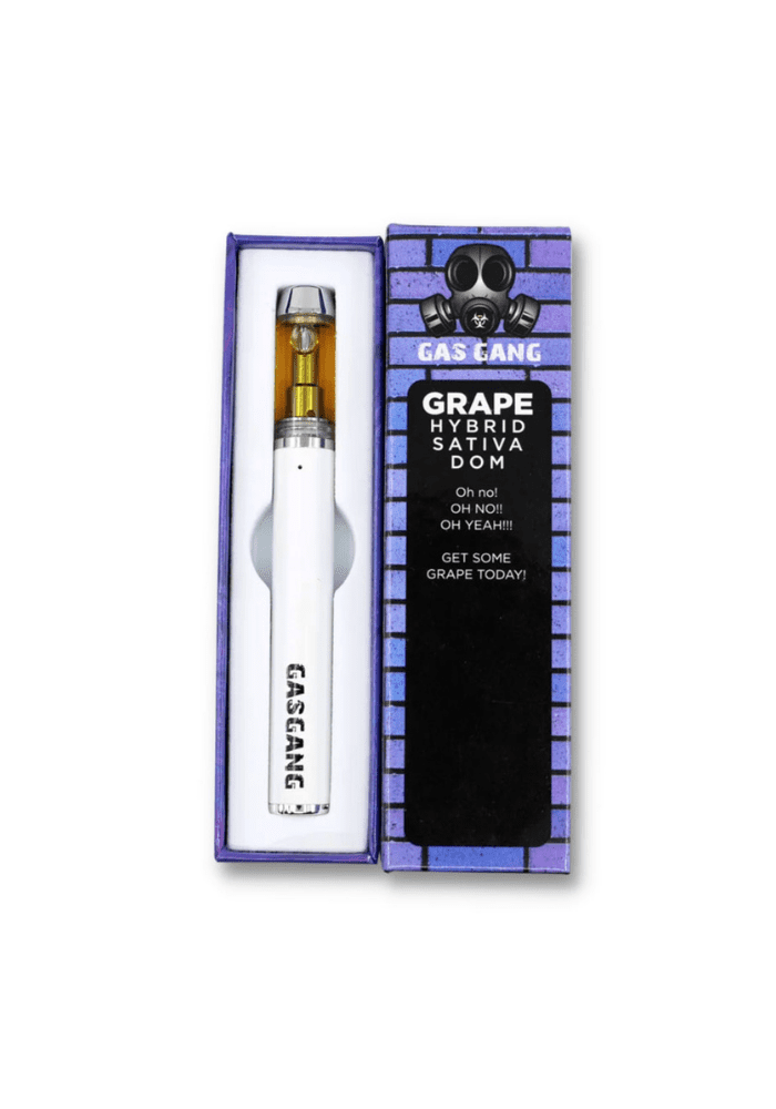 Grape Disposable Vape Pen Gas Gang Hybrid Mount Herbal Cannabis Delivery