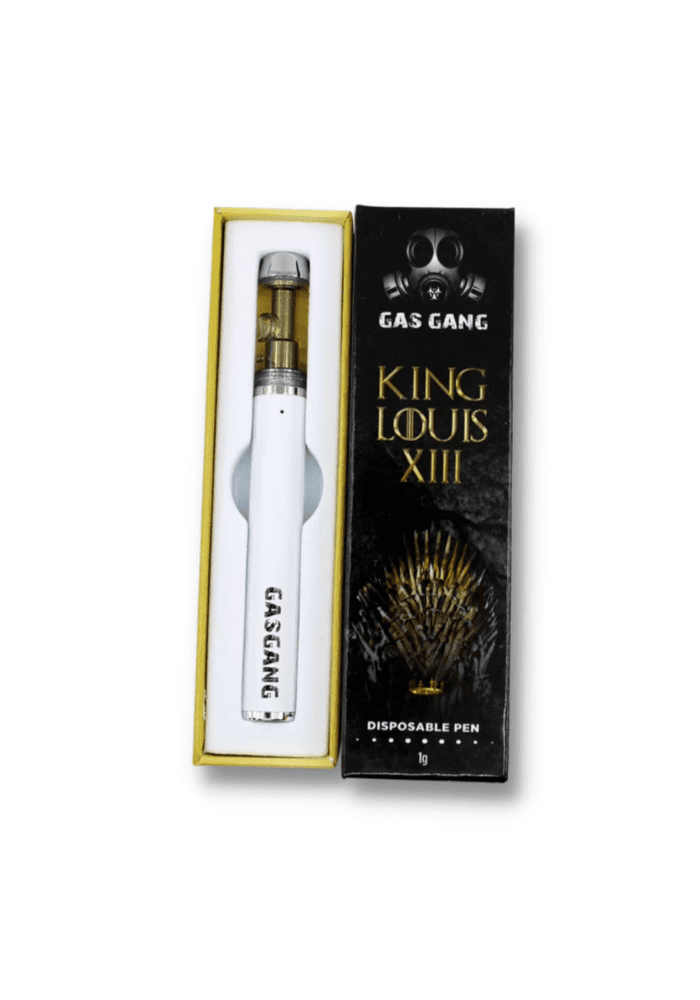 King Louis Disposable Vape Pen Gas Gang Indica Mount Herbal Cannabis Delivery