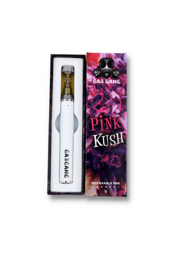 Pink Kush Disposable Vape Pen Gas Gang Indica Mount Herbal Cannabis Delivery